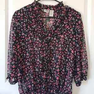 Route 66 Lightweight flower print blouse